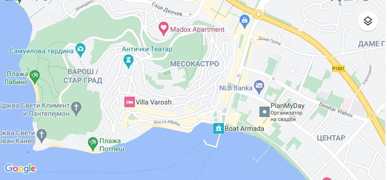 Madox Apartment Охрид Екстериор снимка
